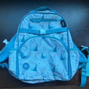 Disney Kids Light Blue Backpack with frozen Design 11w 5D 15H